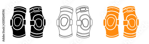 Orange roller skate wheels illustration on a black background