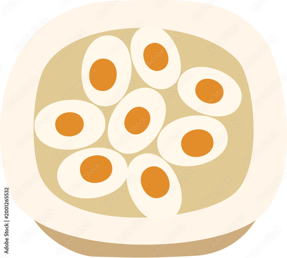 Fototapeta premium Bowl of salted duck egg