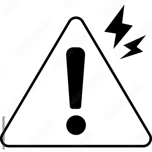 Risk Warning Triangle Icon