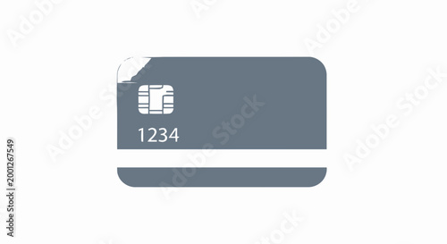 SIM card for mobile phone.