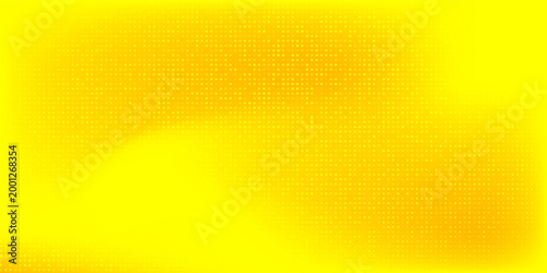 Retro comic yellow background raster gradient halftone dots yellow