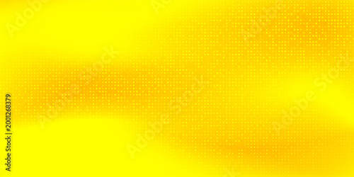 Retro comic yellow background raster gradient halftone dots yellow