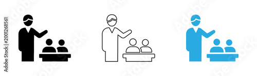 Telehealth consultation doctor and patients connecting remotely via technology