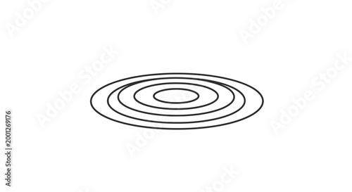 Concentric Circles Abstract Design