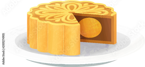 Traditional mooncake section