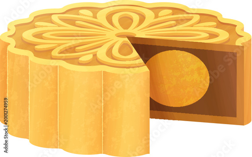 Traditional mooncake section