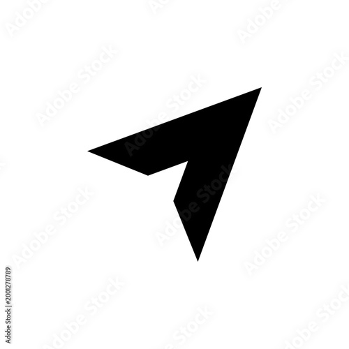 Fotografía Send solid icon for message delivery