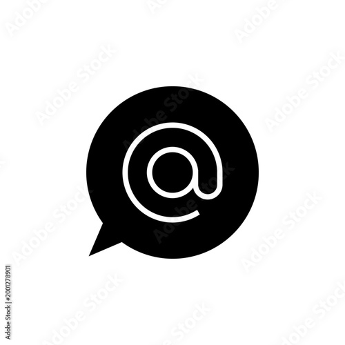 Mention solid icon for user tagging