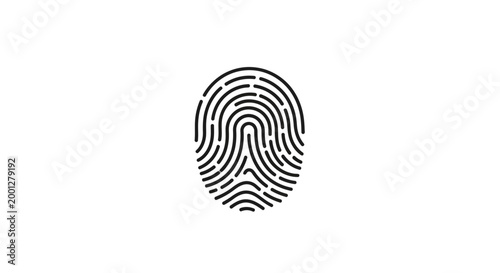 Fingerprint Icon Graphic Design