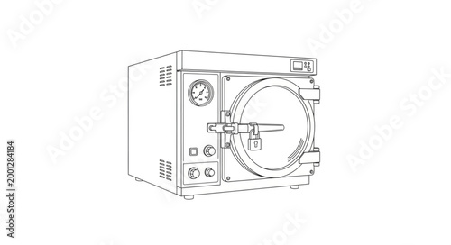 bank safe isolated on white