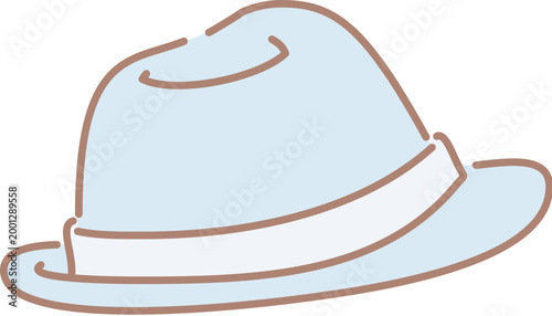 Foto Blue gentry hat