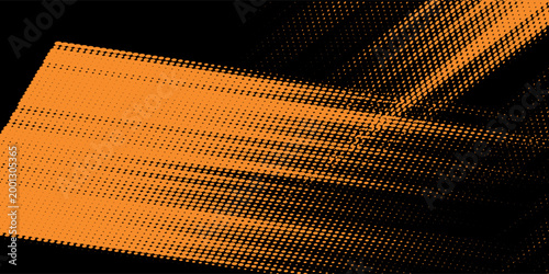 orange black brush Car sticker wrap pattern banner abstract sporty lines black orange color combination grunge brush modern pattern racing motorsport vector design.