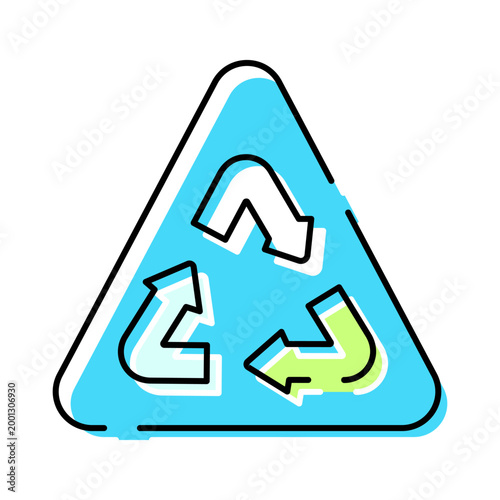 Recycling symbol illustrating environmental protection, circular economy, and waste management with arrows forming a triangular shape, supporting eco friendly practices and resource conservation Free Download Recycling symbol illustrating environmental protection, circular economy, and waste management with arrows forming a triangular shape, supporting eco friendly practices and resource conservation - GFXLoad