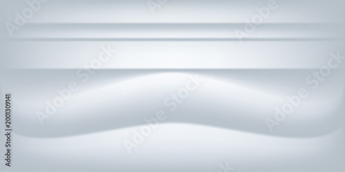 Simple background should feature a white, limbo space studio art