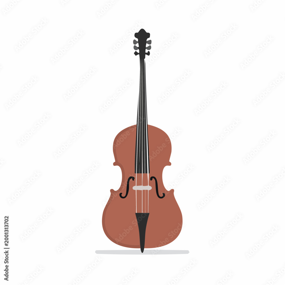 Fototapeta premium Illustration of a Cello