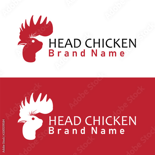 Luxury rooster logo elegant and classy design for premium business identity