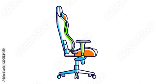Ergonomic Office Chair with Adjustable Features and Support.