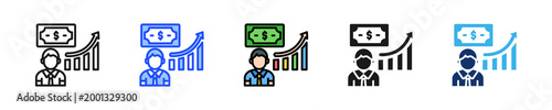 Cash Flow Expert Icon Collection With Multiple Styles