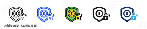 Job Security Fear Icon Collection With Multiple Styles