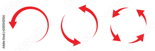 Quadro su tela Dual semi circle arrow set