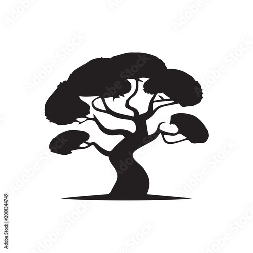 tree silhouette vector