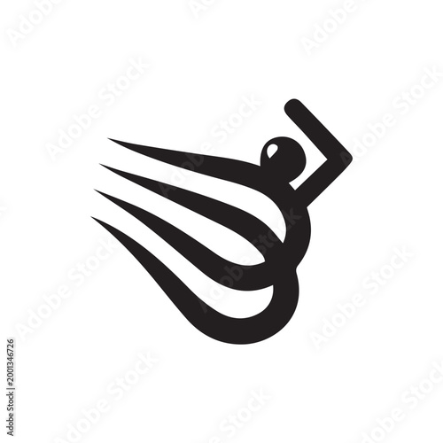 vector illustration of a fitness symbol