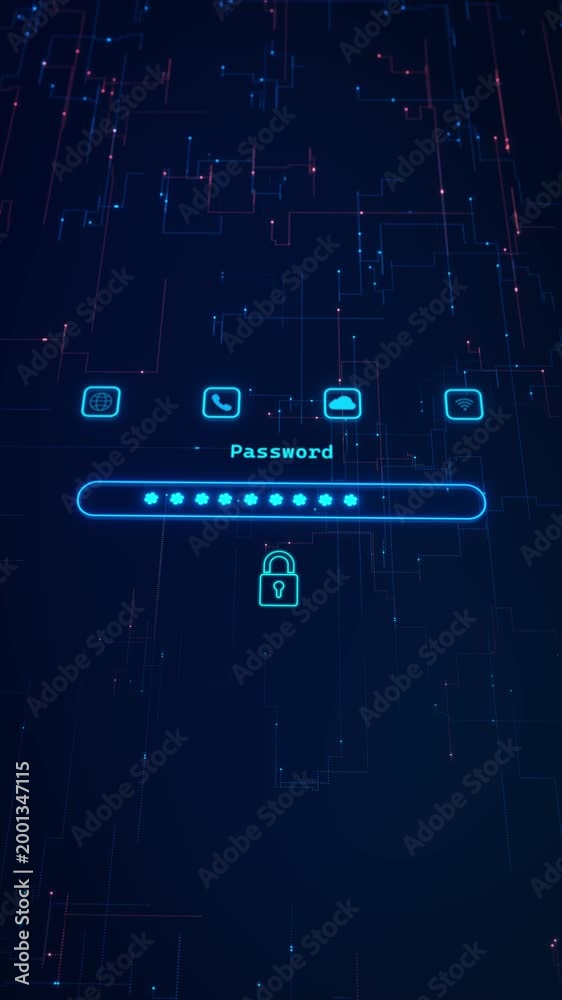 Digital Password Interface Digital Password Interface for product demos ...