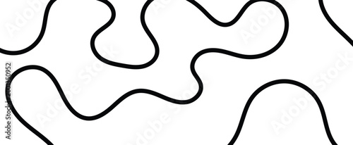 Thin line wavy abstract background
