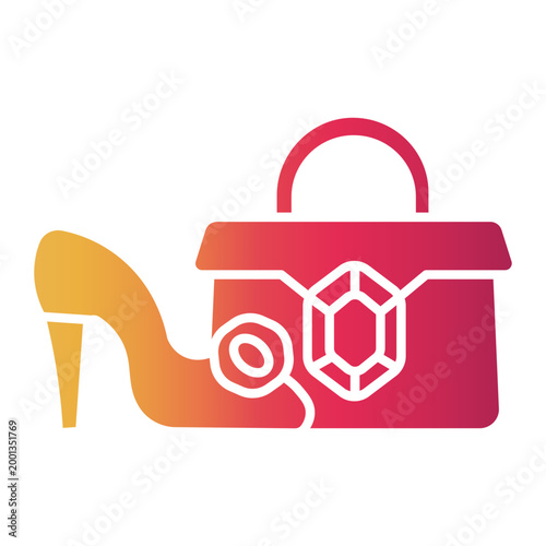 handbag Gradient icon