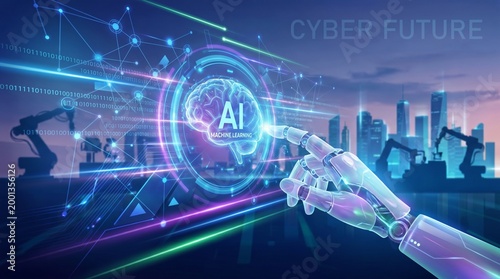 Artificial Intelligence Digital Technology Background