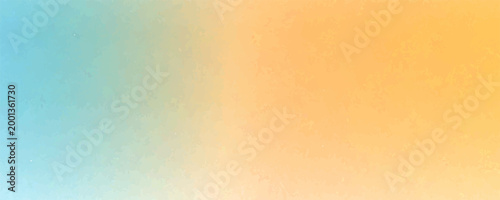 Fotografía Blurred color gradient background, abstract turquoise blue yellow grain gradatio