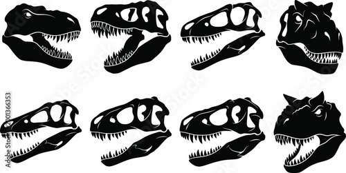 Set of detailed medical person silhouettes featuring doctors and surgeons in professional poses, healthcare specialists holding clipboards and examining patients, isolated vector icons for hospital 