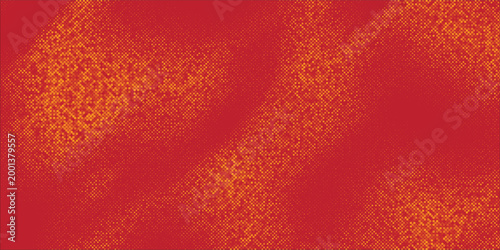 Abstract fire and heat themed red orange halftone pattern for hot promotions.
