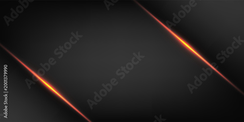 abstract metallic red black frame layout modern tech design template background