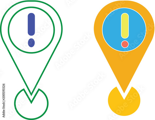 Location Pin Icons,Map Marker Symbols.
Navigation Vector Elements for GPS and Mobile Apps.