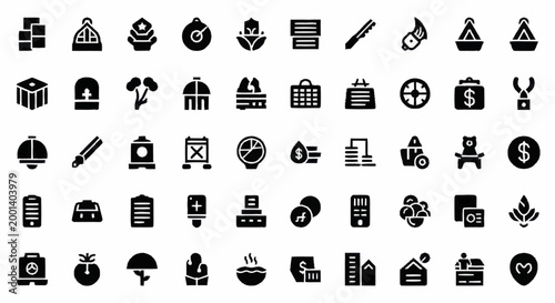 Black icons on white background.