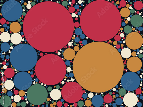 Circle Packing Pattern Generative Art Editorial Design