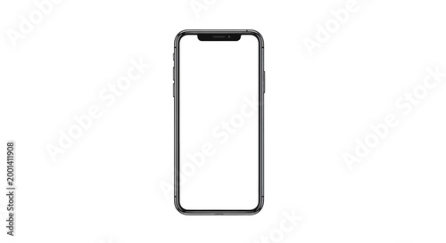 Smartphone device screen close up.