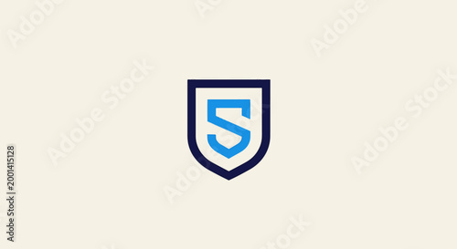 Free Download Modern Shield Logo Design Featuring the Letter S and Number 5. - GFXLoad