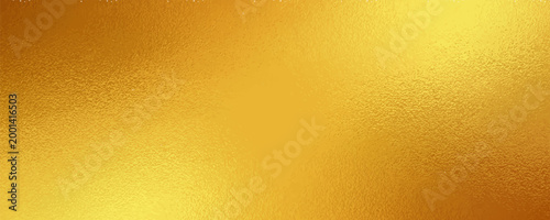 Gold metallic effect foil. Golden texture for design. Beautiful background. Abstract glitter mottled speckled structure. Shine glitterer metal effect. Gold surface. Backdrop golden metal plate. Vector