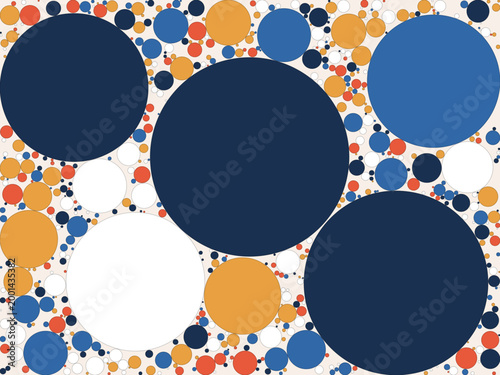 Circle Packing Pattern Generative Art Editorial Design