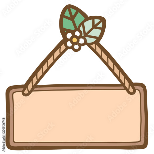 Cute Environment Wooden eco-friendly blank sign Clipart png