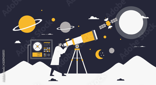 Observing the Cosmos - A Scientists Exploration of Space and Celestial Bodies.