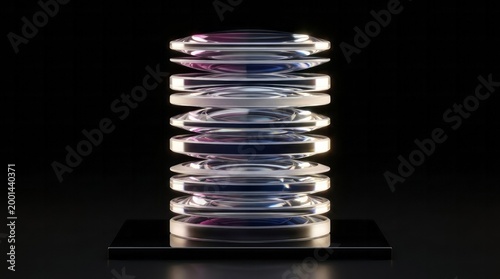 Abstract Layered Glass Structure Glass Structure Layers Design Art Stacked Transparent. Concept featuring glass, structure, layers, design, art for professional commercial design.