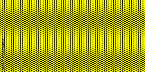 Fotografía A seamless industrial design featuring a yellow perforated metal grid pattern wi