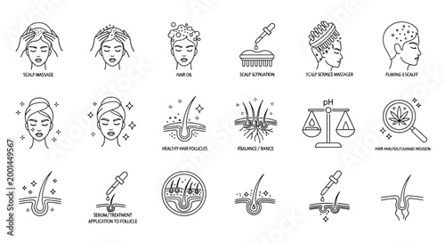 Various icons representing law, justice, and scales are depicted in a illustrations file