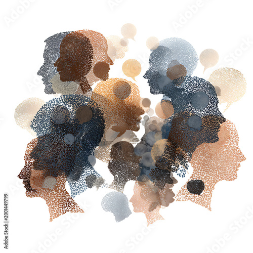 Slika na platnu Enhancing Decision-Making: Collective Intelligence Visualization for Diverse Opi