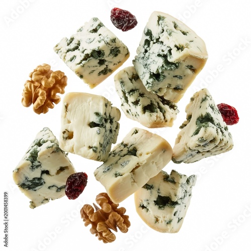 Blue microfiber cloth isolated on white background, ideal for cleaning surfaces