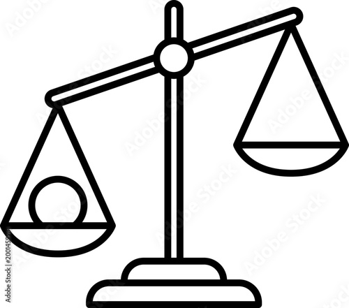Balance Scales Law Justice Icon