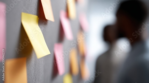 Startup team brainstorming ideas, innovation concept